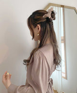 arnew hair ties Brown Bow Wire Tie