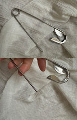 arnew headbands Silver Mega safety hairpin (2 in 1 set)