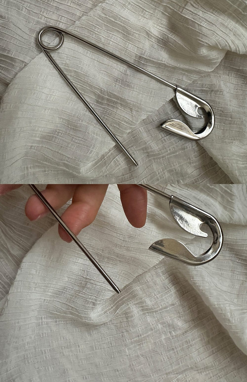 arnew headbands Silver Mega safety hairpin (2 in 1 set)