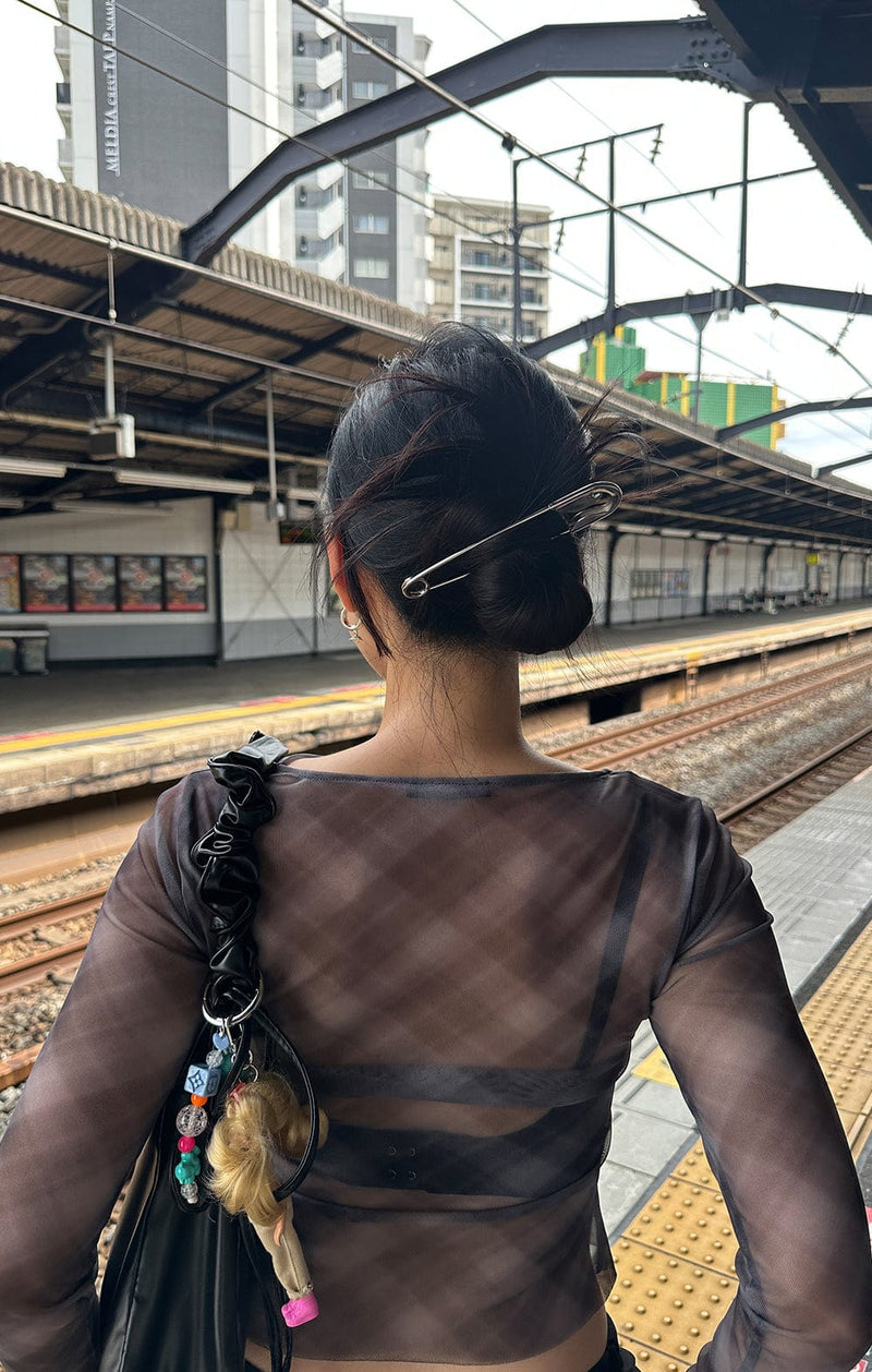 arnew headbands Silver Mega safety hairpin (2 in 1 set)