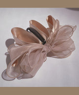 arnew banana clip Beige Romantic Brown Banana Hairclip