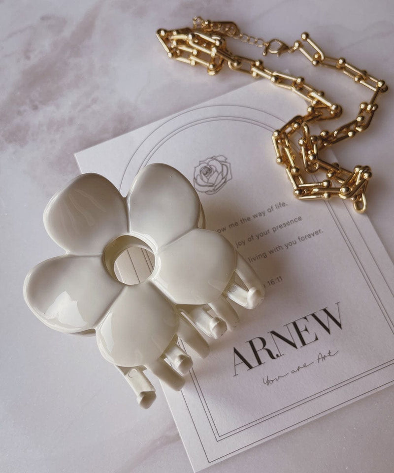 arnew hair claws flower france claw clip