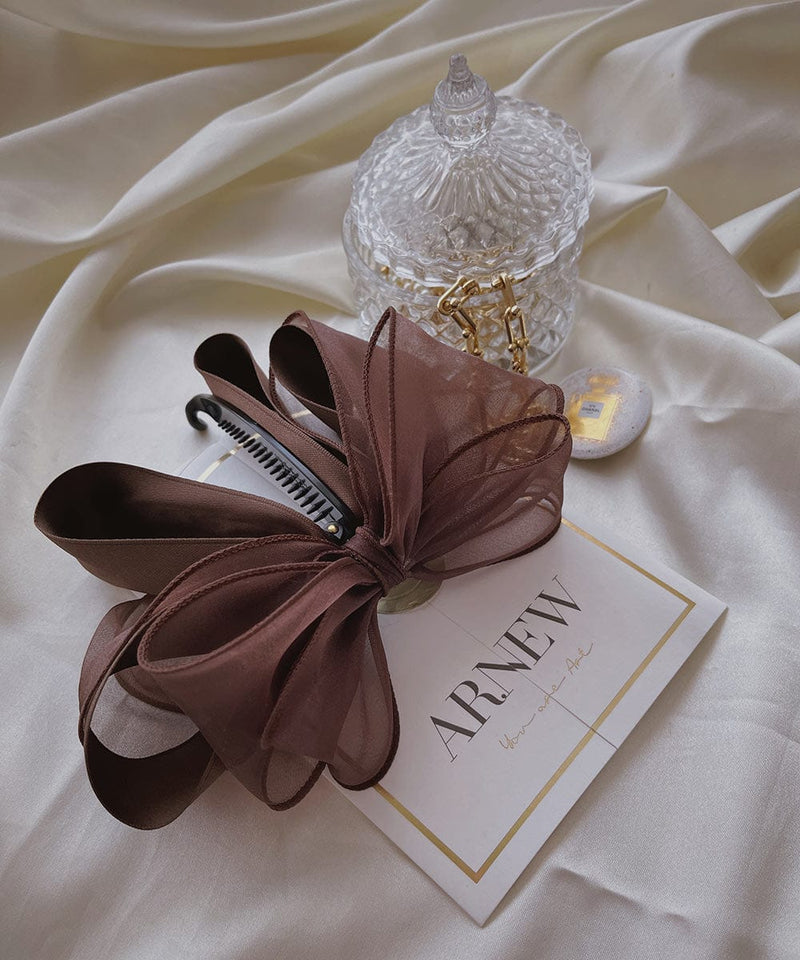 arnew hair claws Romantic Brown Banana Hairclip
