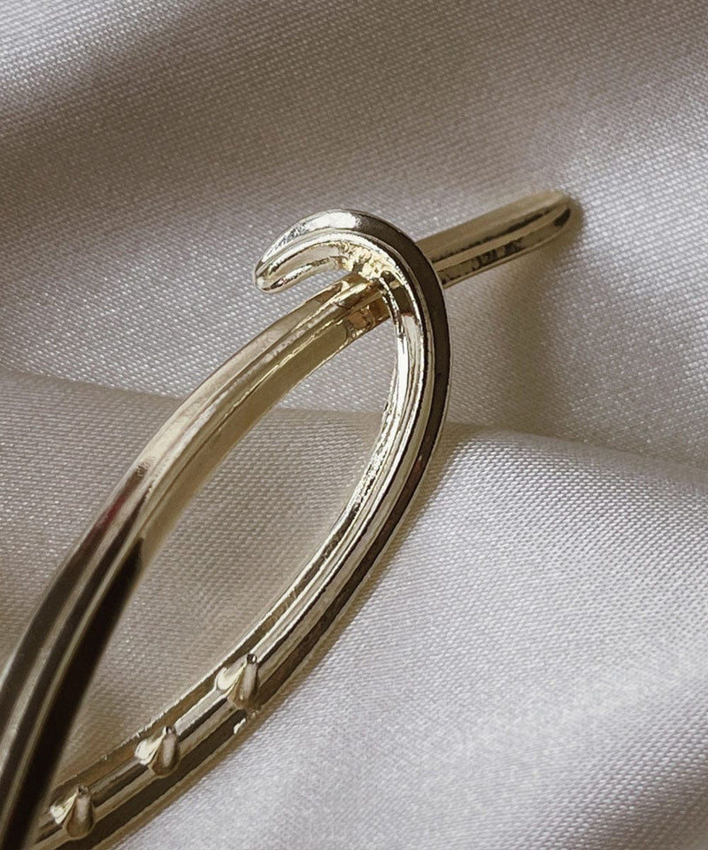 arnew hair claws S.line pearl hairclip