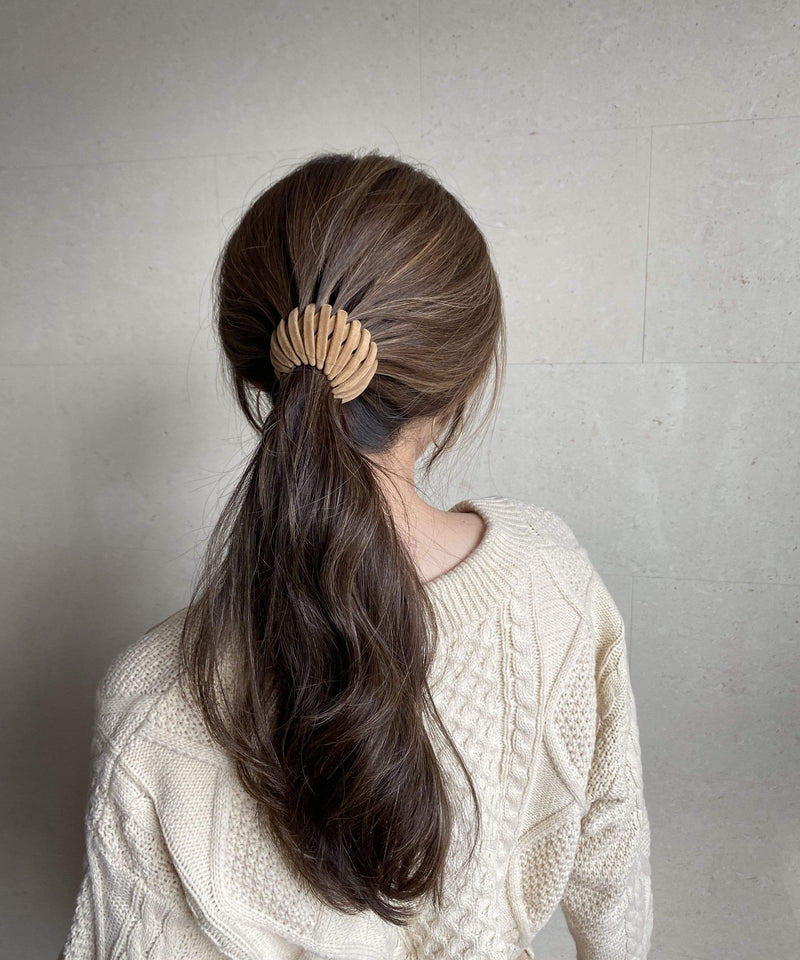 arnew Velvet Pony Dumpling Hairpin